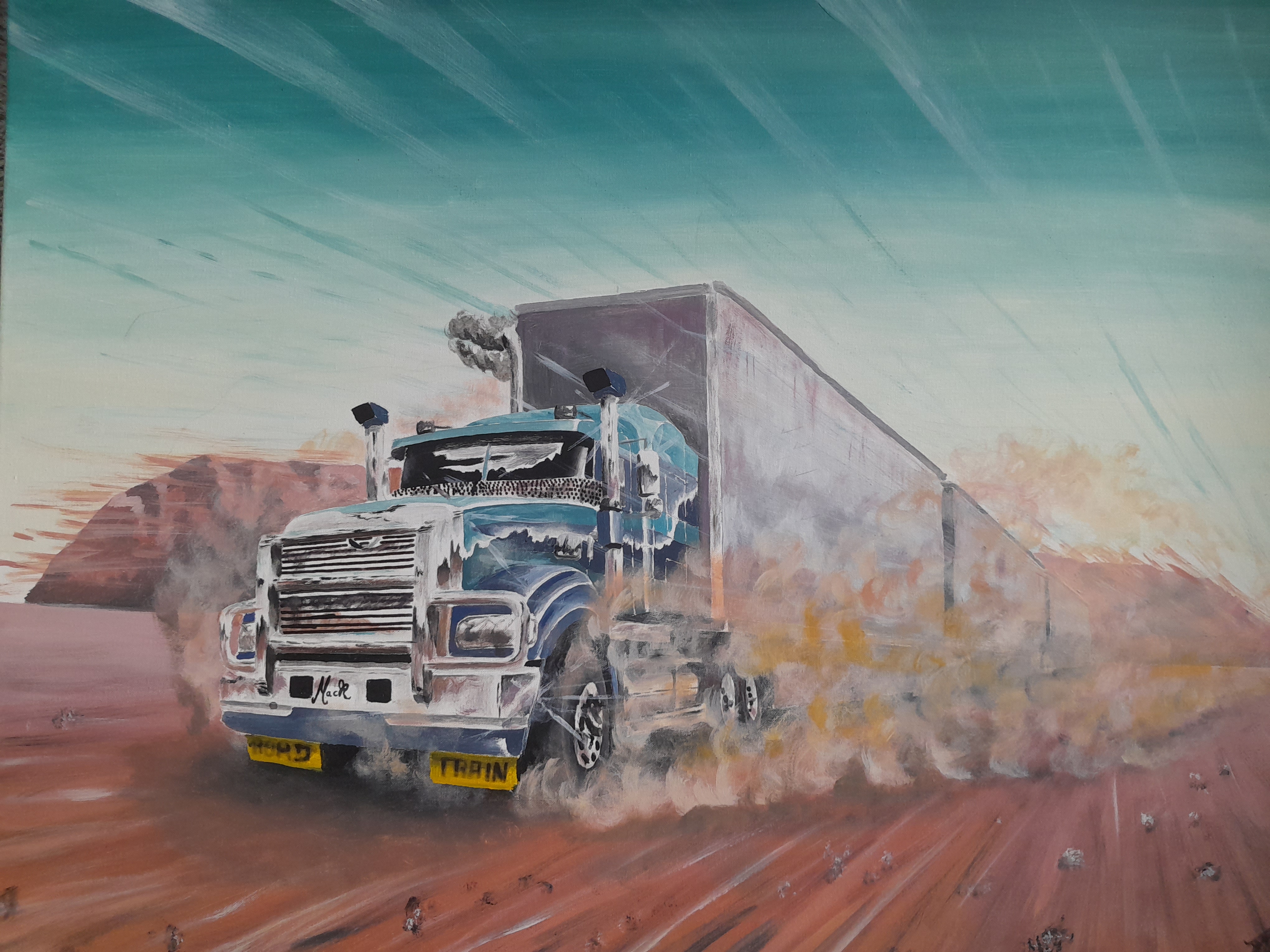 Acryl auf Leinwand