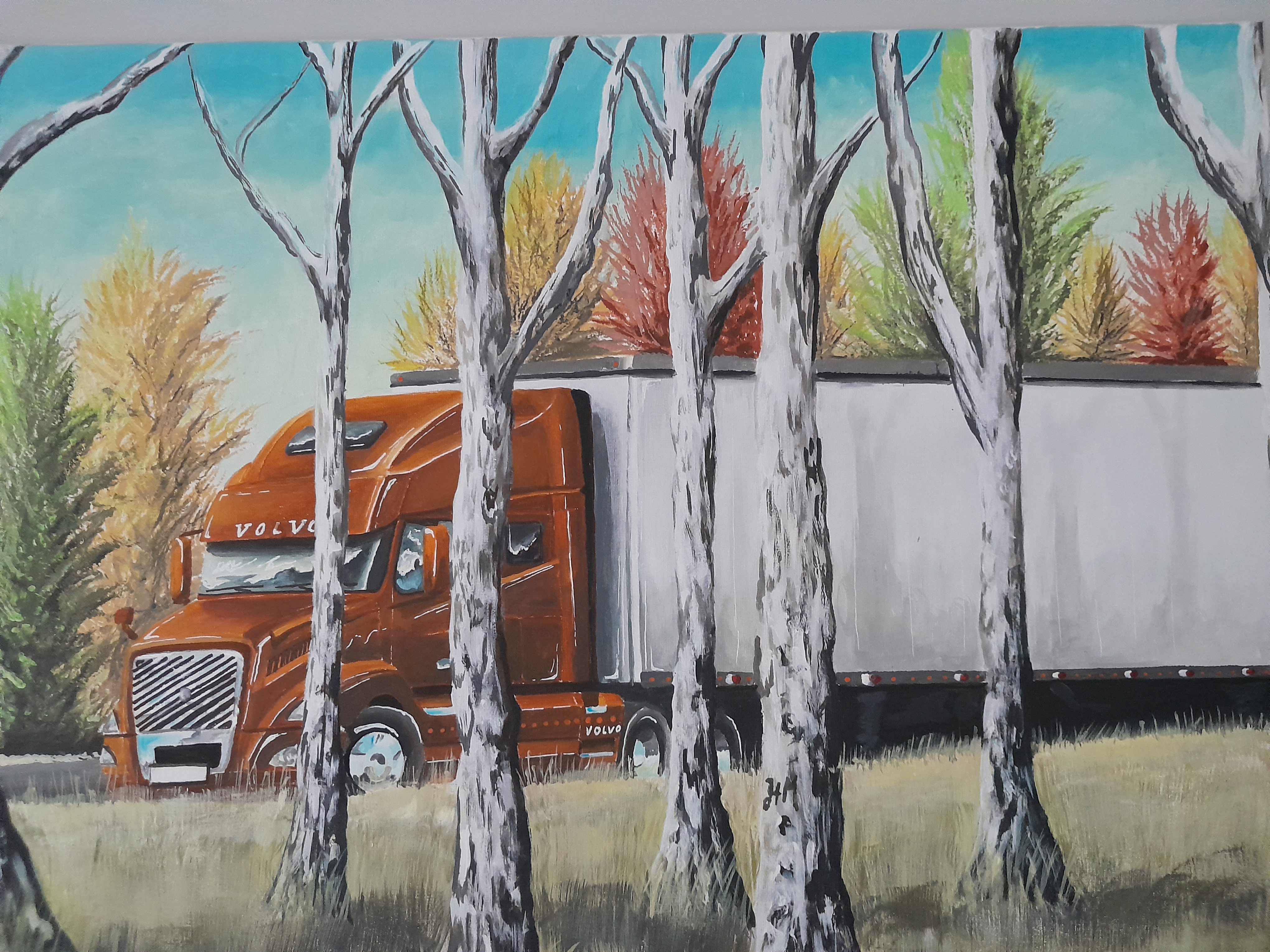 Acryl auf Leinwand